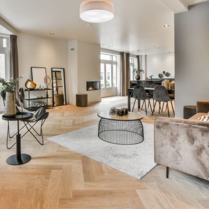 Brilagi - LED plafonska svetiljka BELLADONNA 3xE27/15W/230V prečnik 50 cm bež/borovina