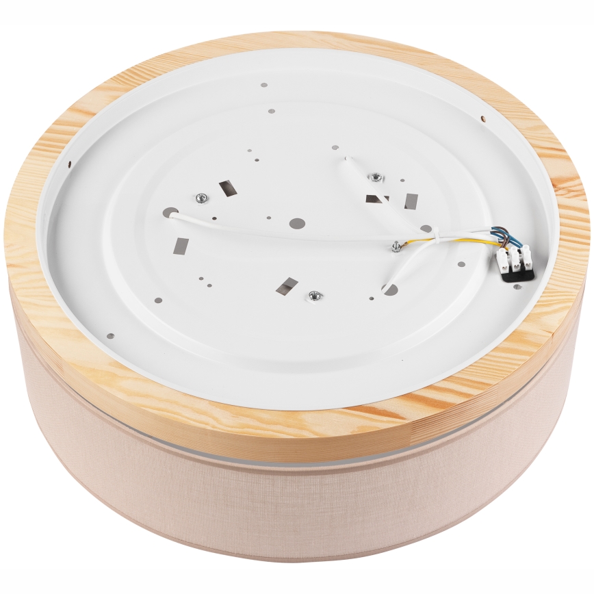 Brilagi - LED plafonska svetiljka BELLADONNA 3xE27/15W/230V prečnik 50 cm bež/borovina