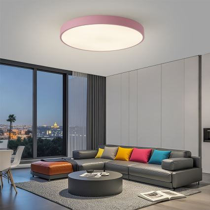 Brilagi - LED plafonsko svetlo POOL LED/100W/230V 3000/4000/6000K prečnik 80 cm ružičasto