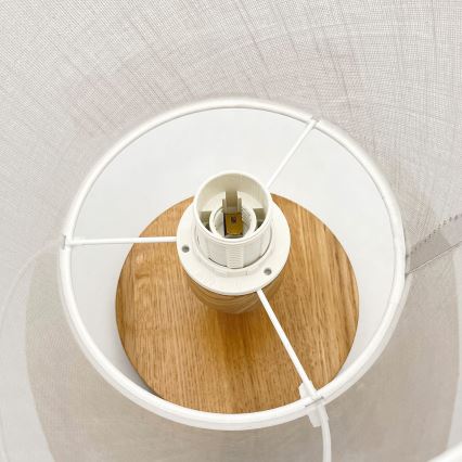 Brilagi - LED Plafonski luster ANTHONY 1xE14/60W/230V hrast/bela