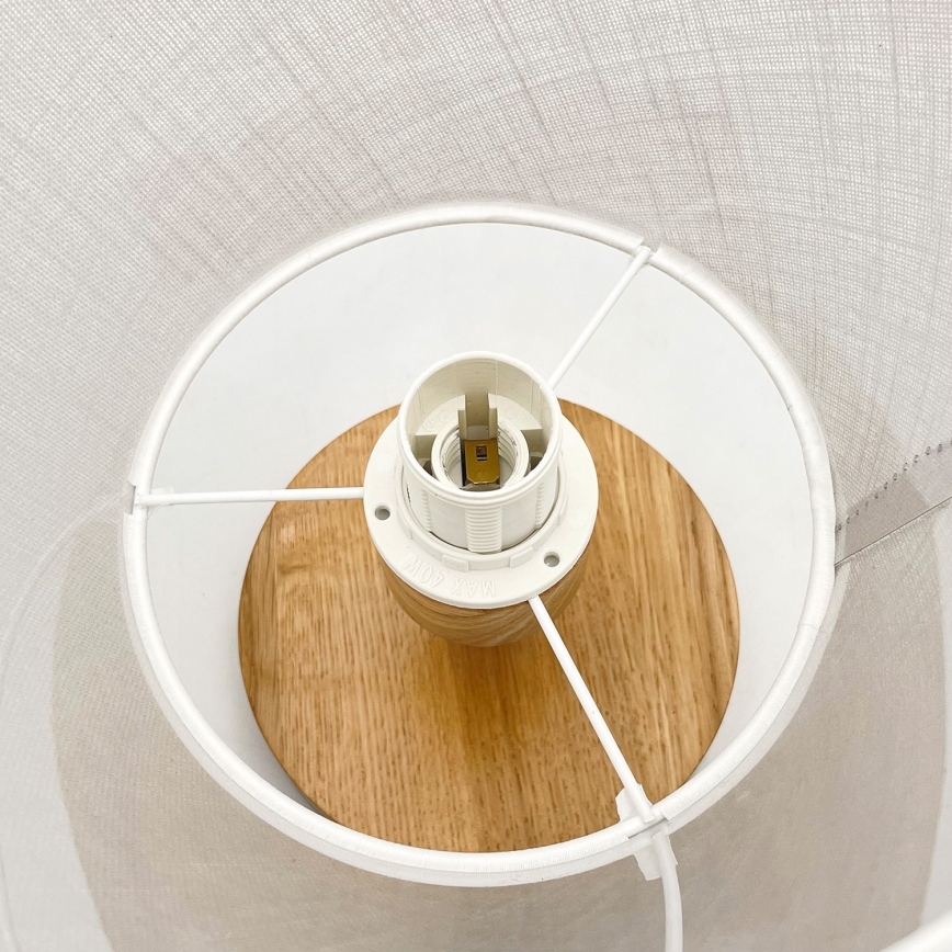 Brilagi - LED Plafonski luster ANTHONY 1xE14/60W/230V hrast/bela