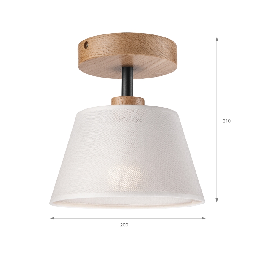 Brilagi - LED Plafonski luster ANTHONY 1xE14/60W/230V hrast/bela