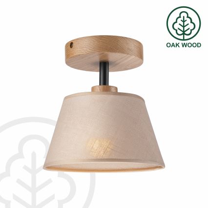 Brilagi - LED  Plafonski luster ANTHONY 1xE14/60W/230V hrast/bež