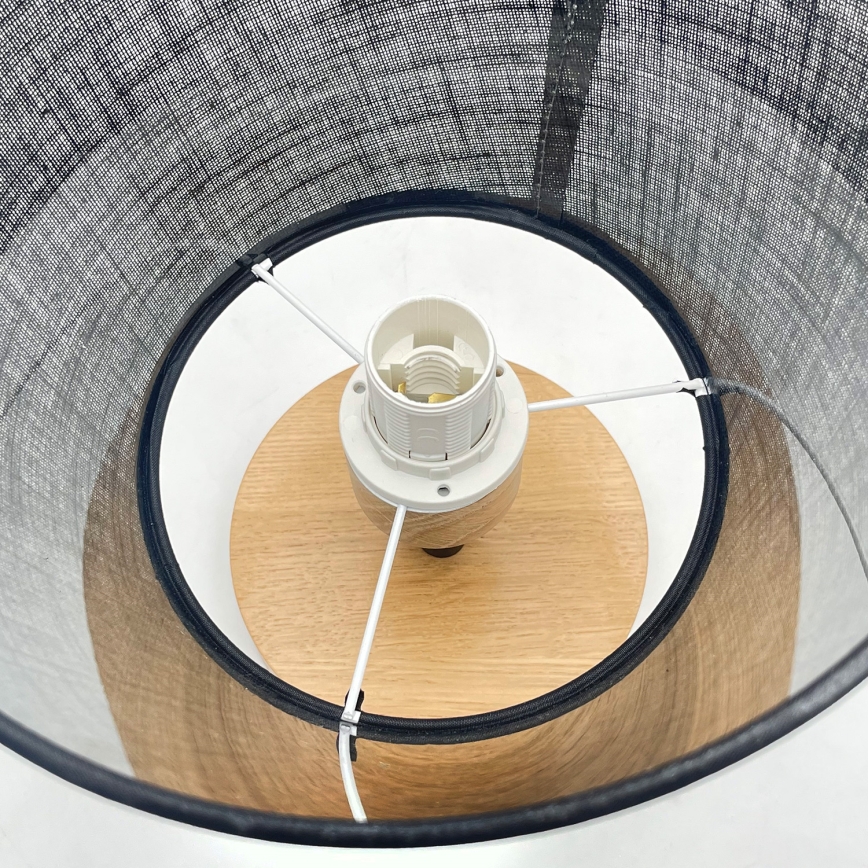 Brilagi - LED plafonski luster ANTHONY 1xE14/60W/230V hrast/crna