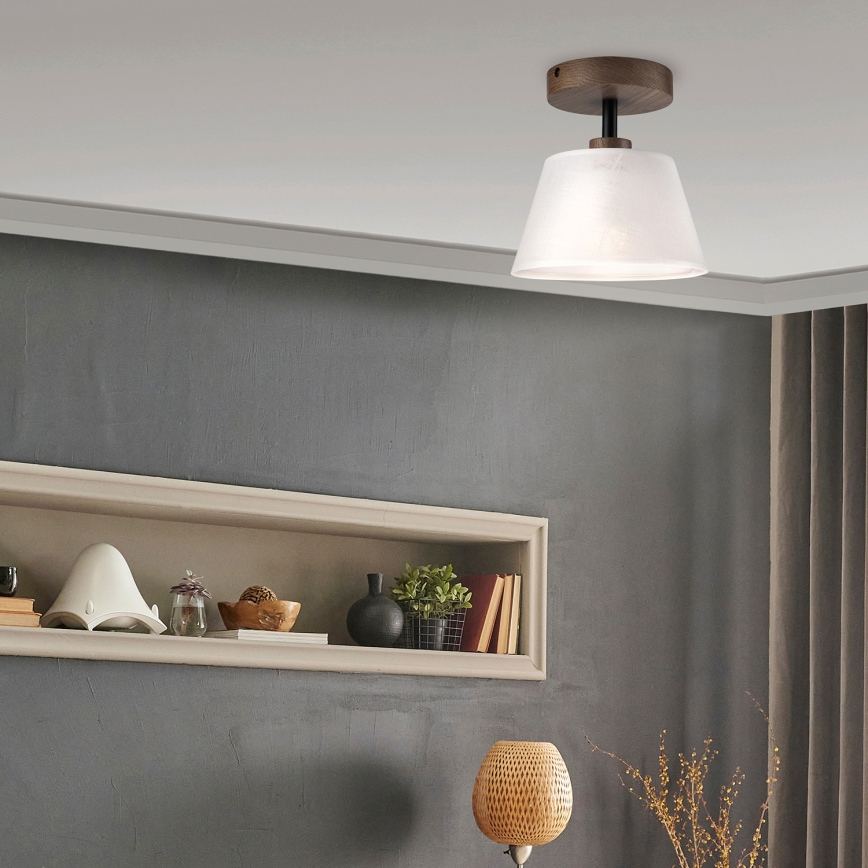 Brilagi - LED plafonski luster ANTHONY 1xE14/60W/230V hrast/orah/bela