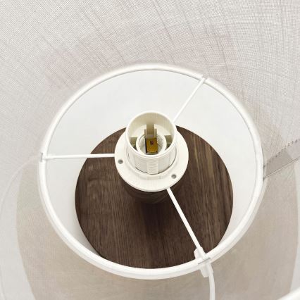 Brilagi - LED plafonski luster ANTHONY 1xE14/60W/230V hrast/orah/bela