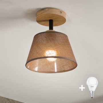 Brilagi - LED  Plafonski luster ANTHONY 1xE14/60W/230V hrast/smeđa