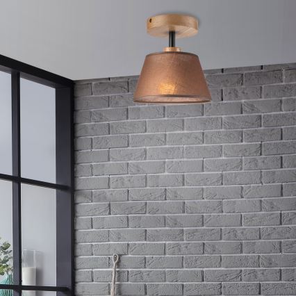 Brilagi - LED  Plafonski luster ANTHONY 1xE14/60W/230V hrast/smeđa