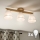 Brilagi - LED Plafonski luster ANTHONY 3xE14/40W/230V hrast/bela