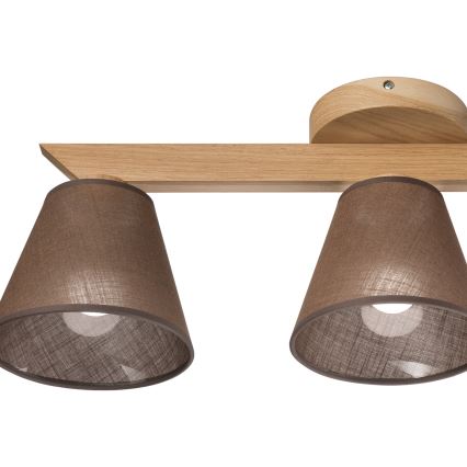 Brilagi - LED Plafonski luster ANTHONY 3xE14/40W/230V hrast/braon