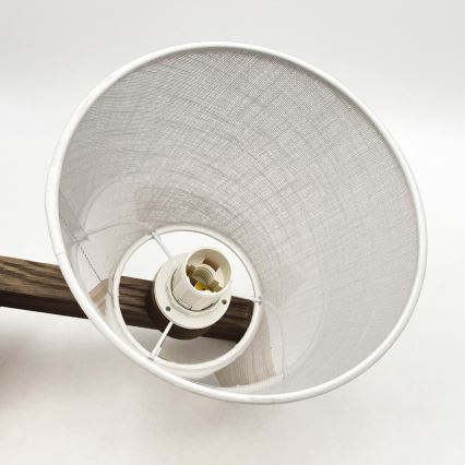 Brilagi - LED  Plafonski luster ANTHONY 3xE14/40W/230V hrast orah/bela