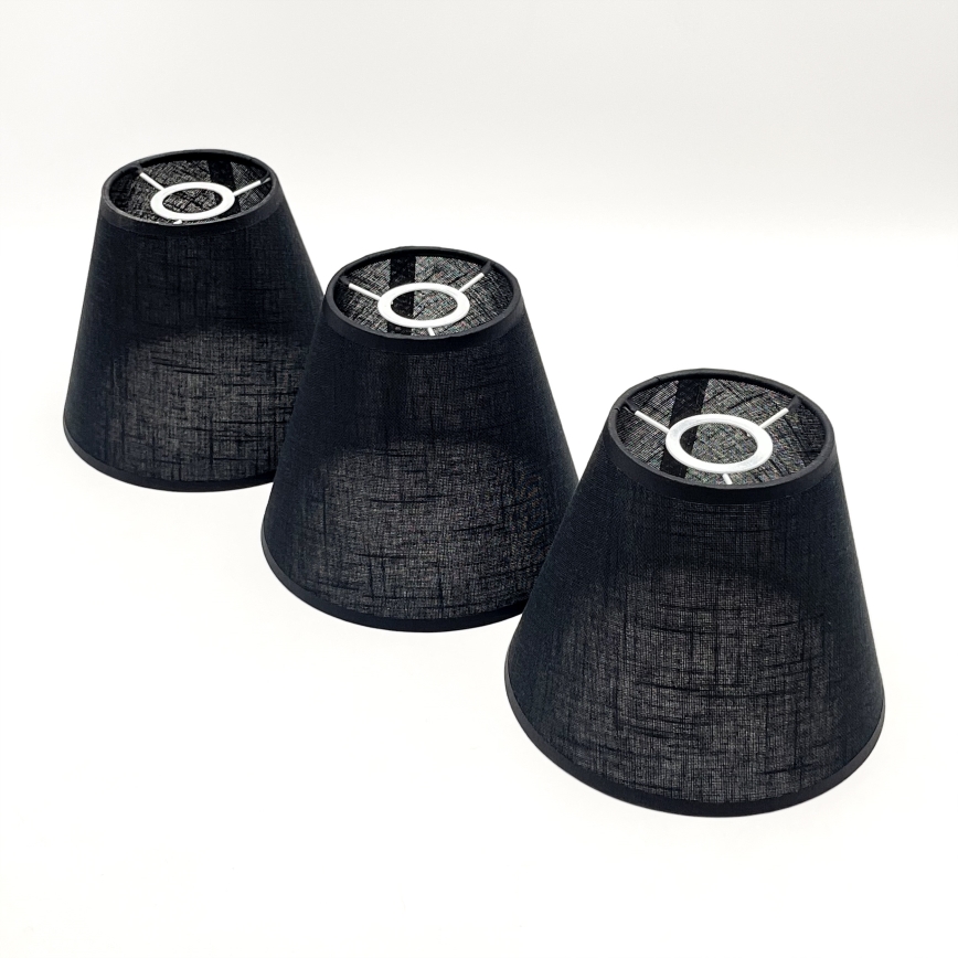 Brilagi - LED  Plafonski luster ANTHONY 3xE14/40W/230V hrast orah/crna