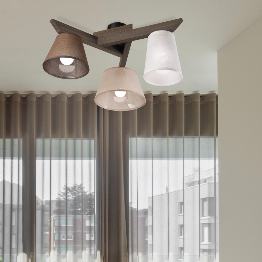 Brilagi - LED  plafonski luster ANTHONY 3xE14/40W/230V hrast orah