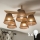 Brilagi - LED plafonski luster ANTHONY 5xE14/40W/230V hrast/braon
