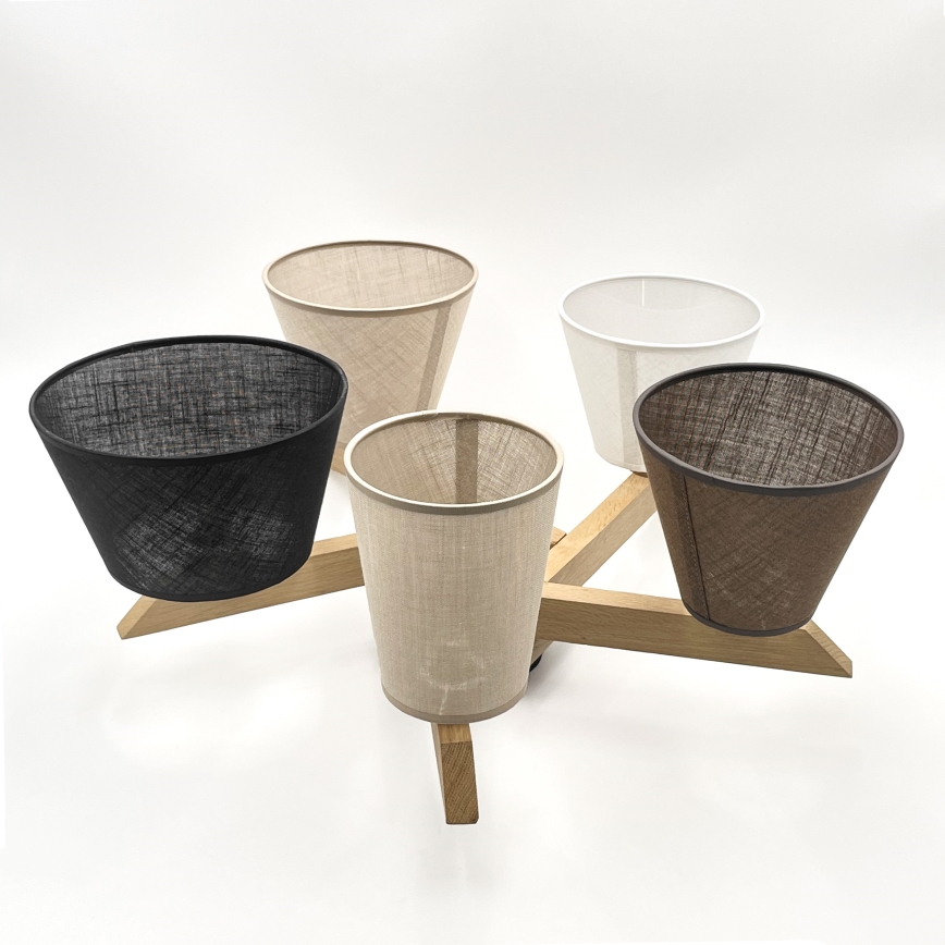 Brilagi - LED plafonski luster ANTHONY 5xE14/40W/230V hrast