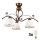 Brilagi - LED plafonski luster ANTICO 3xE27/60W/230V bronza patina