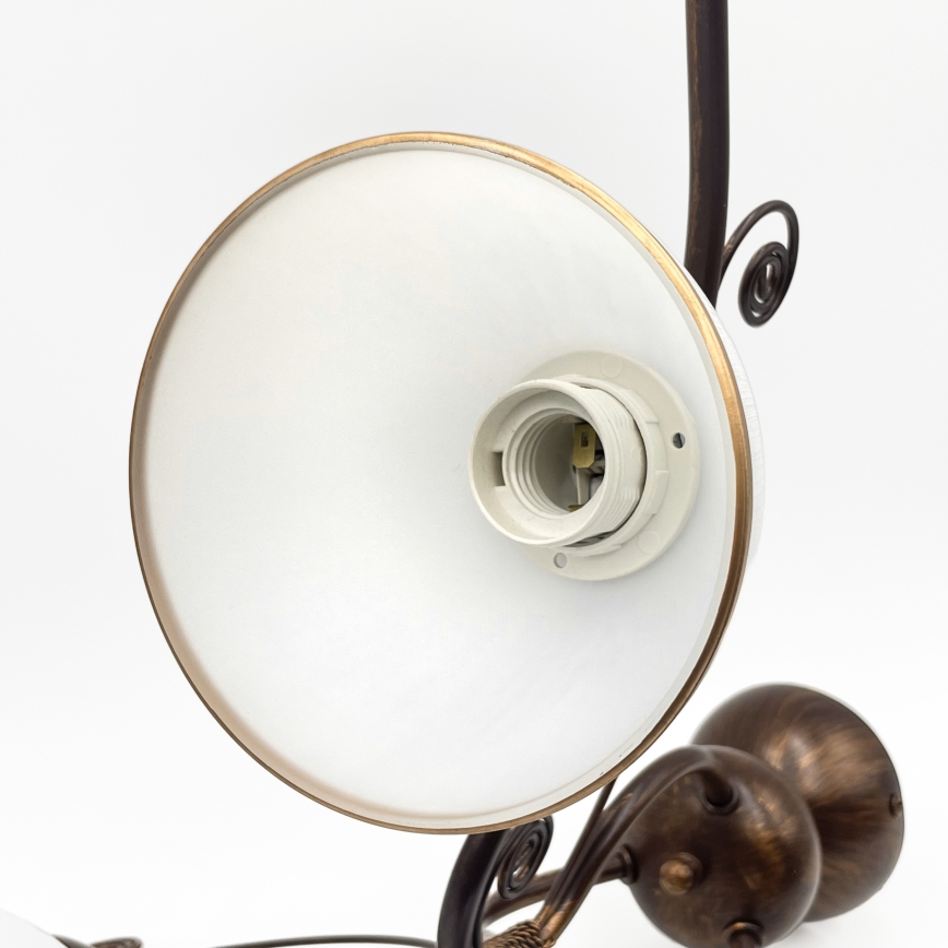 Brilagi - LED plafonski luster ANTICO 3xE27/60W/230V bronza patina