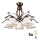 Brilagi - LED plafonski luster ANTICO 5xE27/60W/230V bronza patina