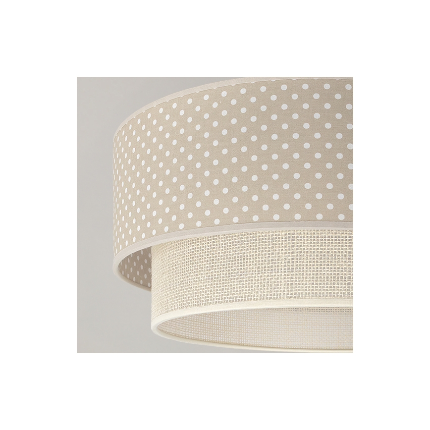 Brilagi - LED plafonski luster BOHO BOBO 1xE27/60W/230V Ø 40 cm tačkice bež/krem