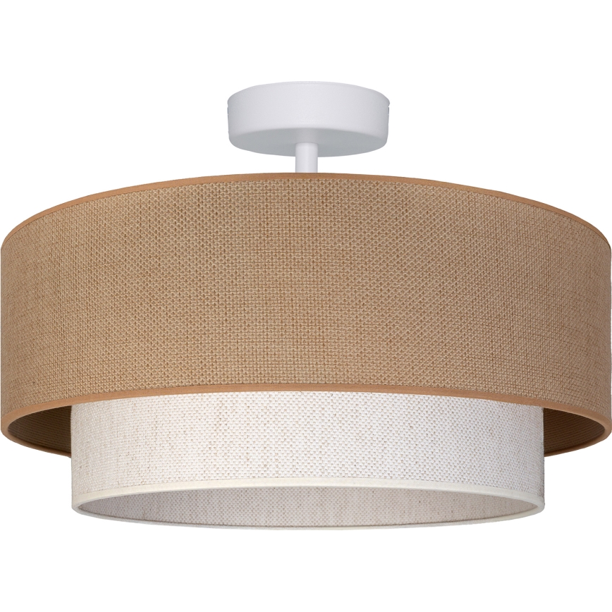Brilagi - LED plafonski luster BOHO ECO 1xE27/10W/230V prečnik 40 cm bež/krem