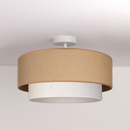 Brilagi - LED plafonski luster BOHO ECO 1xE27/10W/230V prečnik 40 cm bež/krem
