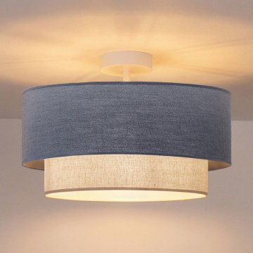Brilagi - LED plafonski luster BOHO ECO 1xE27/10W/230V, prečnik 40 cm, plava/krem