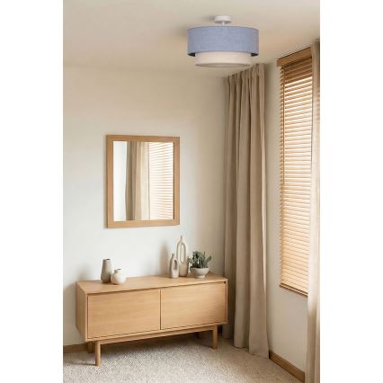 BRILAGI - LED plafonski luster BOHO ECO 1xE27/10W/230V, prečnik 40 cm, plava/krem