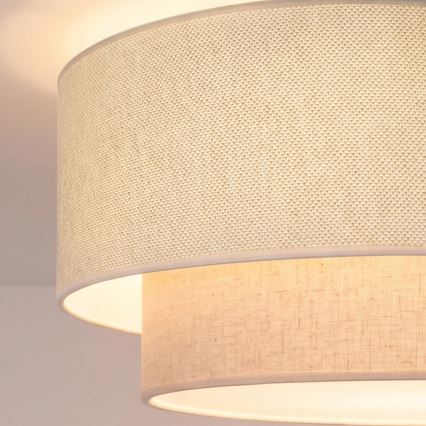 Brilagi - LED plafonski luster BOHO ECO 1xE27/10W/230V Ø 40 cm krem
