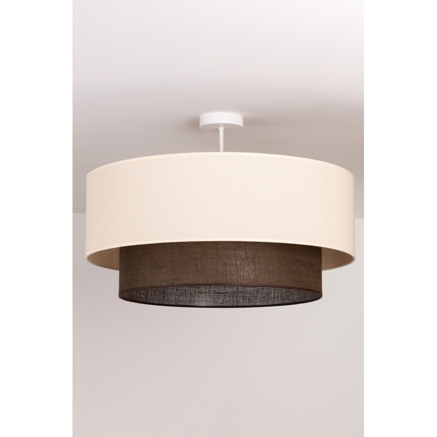 BRILAGI - LED plafonski luster BOHO STIL 3xE27/15W/230V prečnik 60 cm krem/braon