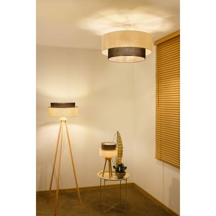 BRILAGI - LED plafonski luster BOHO STIL 3xE27/15W/230V prečnik 60 cm krem/braon