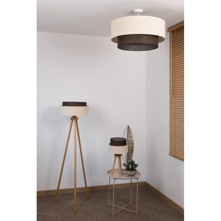 BRILAGI - LED plafonski luster BOHO STIL 3xE27/15W/230V prečnik 60 cm krem/braon