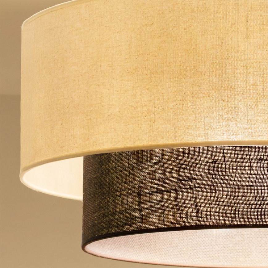 BRILAGI - LED plafonski luster BOHO STIL 3xE27/15W/230V prečnik 60 cm krem/braon