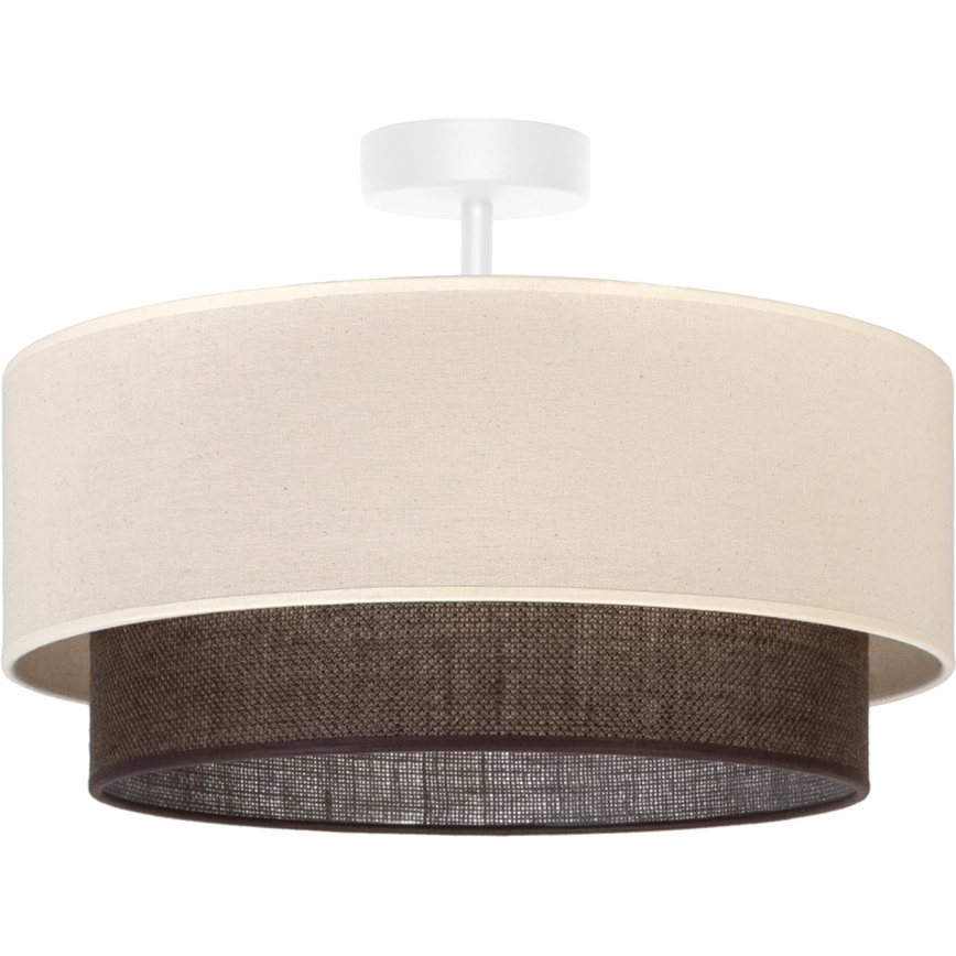 Brilagi - LED plafonski luster BOHO STYLE 1xE27/15W/230V prečnik 40 cm krem/braon