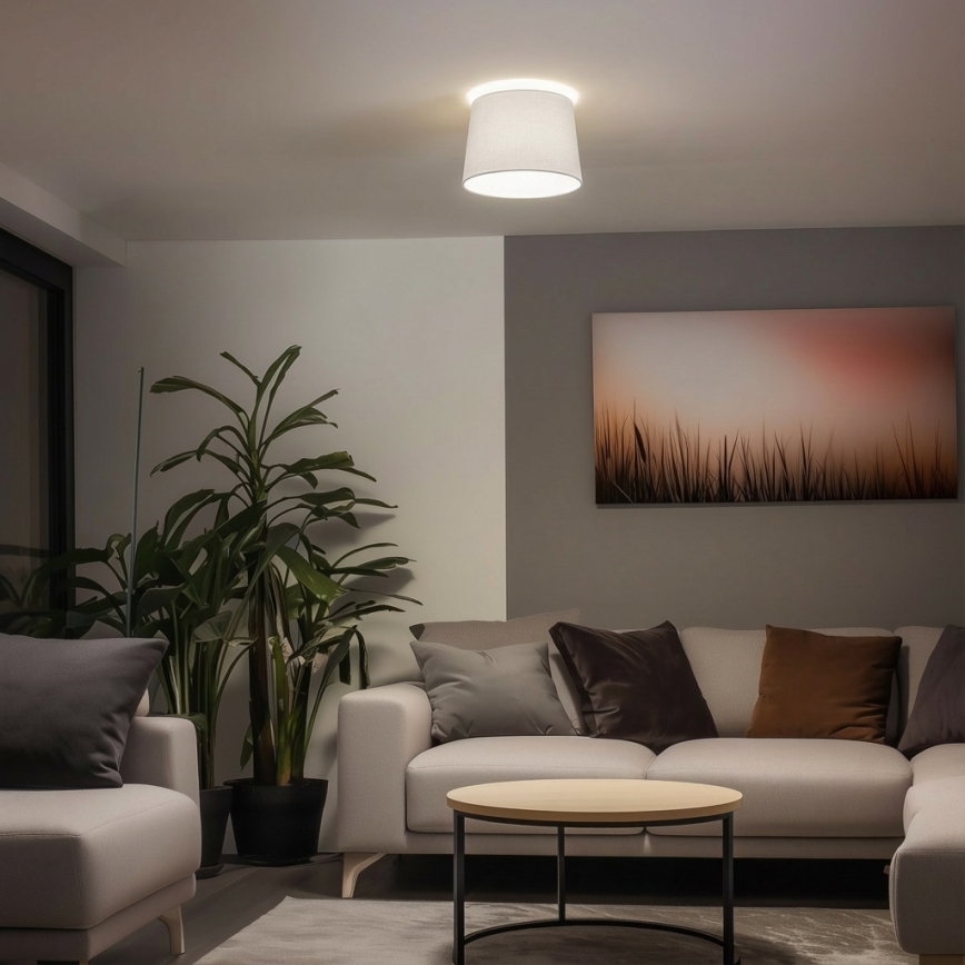 Brilagi - LED plafonski luster CERIA 1xE27/40W/230V fi 30 cm beli