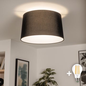 Brilagi - LED plafonski luster CERIA 1xE27/40W/230V fi 45 cm crna