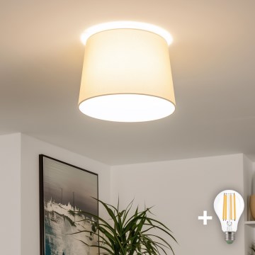 Brilagi - LED plafonski luster CERIA 1xE27/40W/230V prečnik 30 cm bež