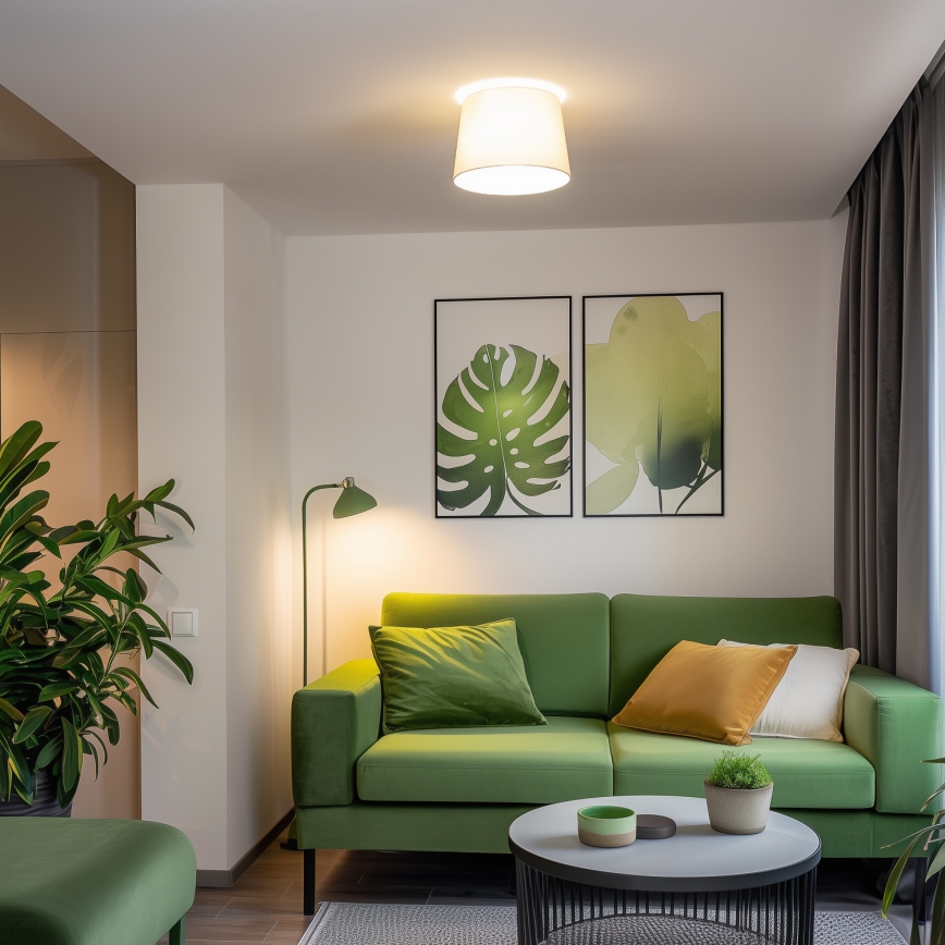 Brilagi - LED plafonski luster CERIA 1xE27/40W/230V prečnik 30 cm bež