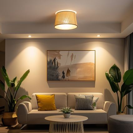Brilagi - LED plafonski luster CERIA 1xE27/40W/230V prečnik 35 cm bež