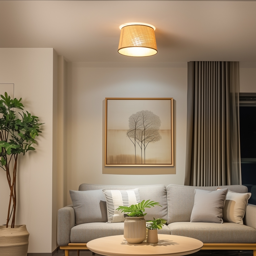 Brilagi - LED plafonski luster CERIA 1xE27/40W/230V prečnik 35 cm bež