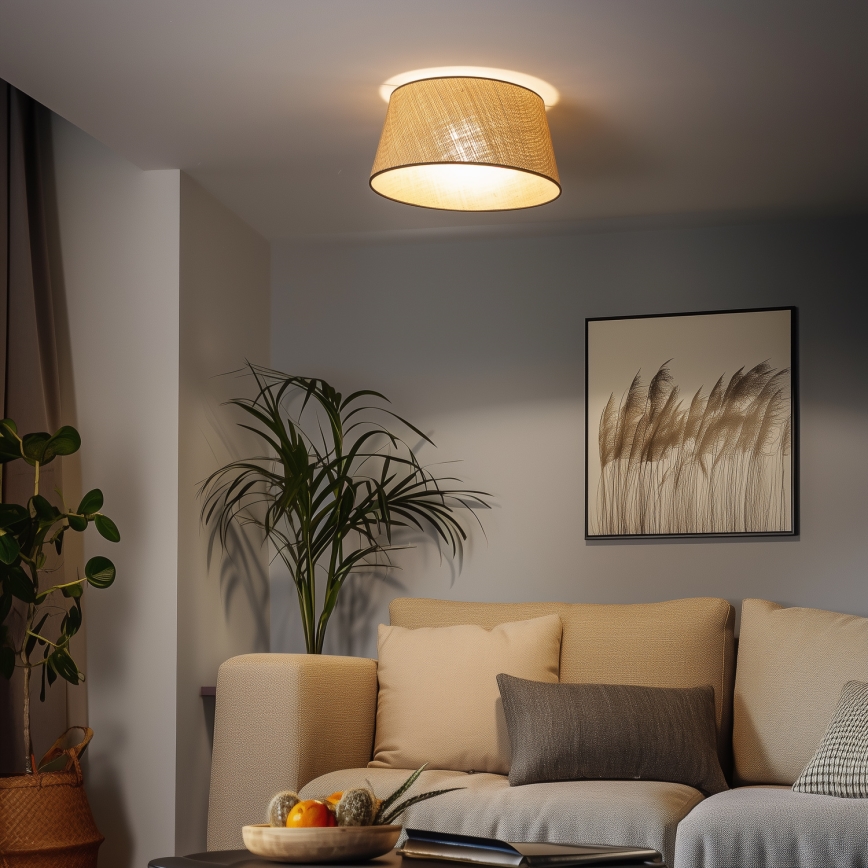 Brilagi - LED plafonski luster CERIA 1xE27/40W/230V prečnik 50 cm bež