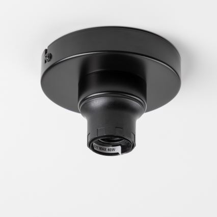 Brilagi - LED plafonski luster CERIA 1xE27/40W/230V prečnik 50 cm crna/bež