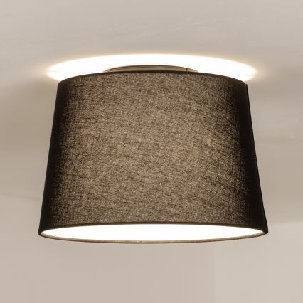 Brilagi - LED plafonski luster CERIA 1xE27/40W/230V Ø 30 cm crna
