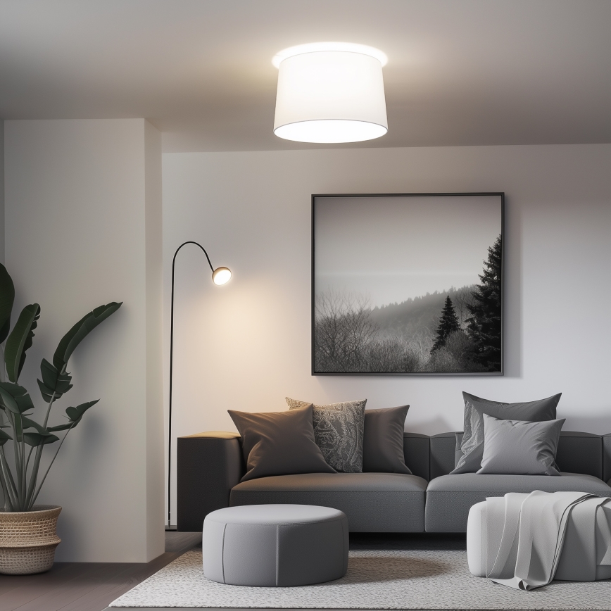 Brilagi - LED plafonski luster CERIA 1xE27/40W/230V Ø 45 cm beo