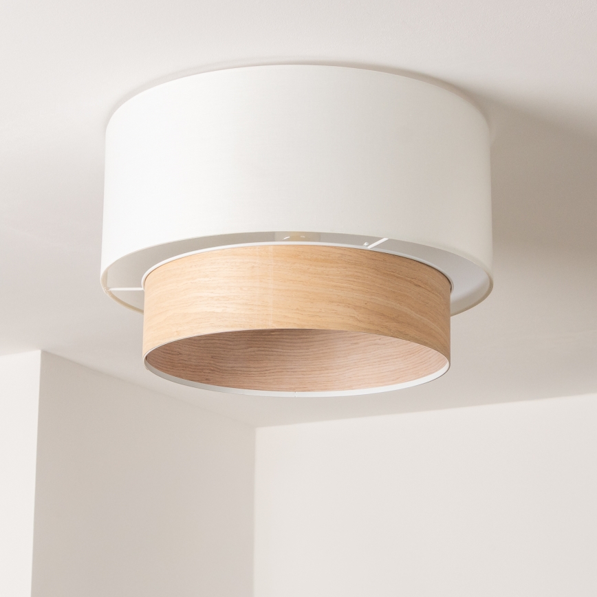 Brilagi - LED plafonski luster CERIA 1xE27/40W/230V Ø 50 cm bela/bež
