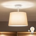 Brilagi - LED plafonski luster CERIA 1xE27/60W/230V prečnik 30 cm bela/bež