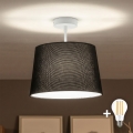 Brilagi - LED plafonski luster CERIA 1xE27/60W/230V prečnik 30 cm bela/crna