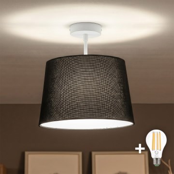 Brilagi - LED plafonski luster CERIA 1xE27/60W/230V prečnik 30 cm bela/crna