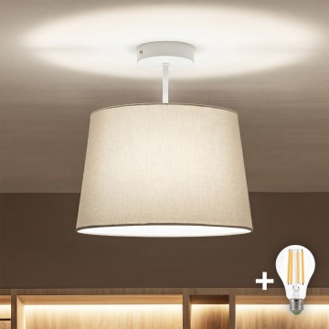 Brilagi - LED plafonski luster CERIA 1xE27/60W/230V prečnik 30 cm bela/siva