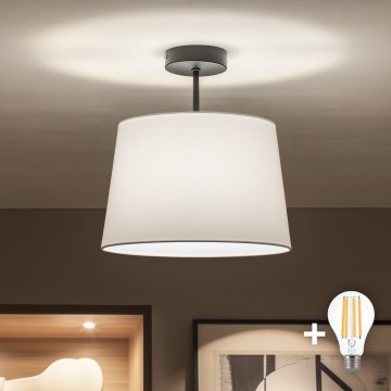 Brilagi - LED plafonski luster CERIA 1xE27/60W/230V, prečnik 30 cm, crna/bela