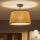 Brilagi - LED plafonski luster CERIA 1xE27/60W/230V, prečnik 35 cm, crna/bež